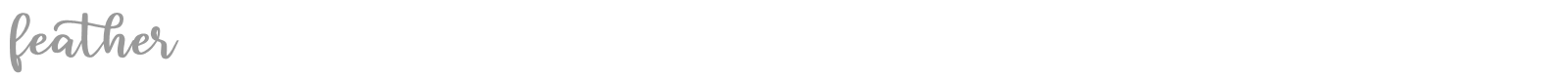 Feather font preview